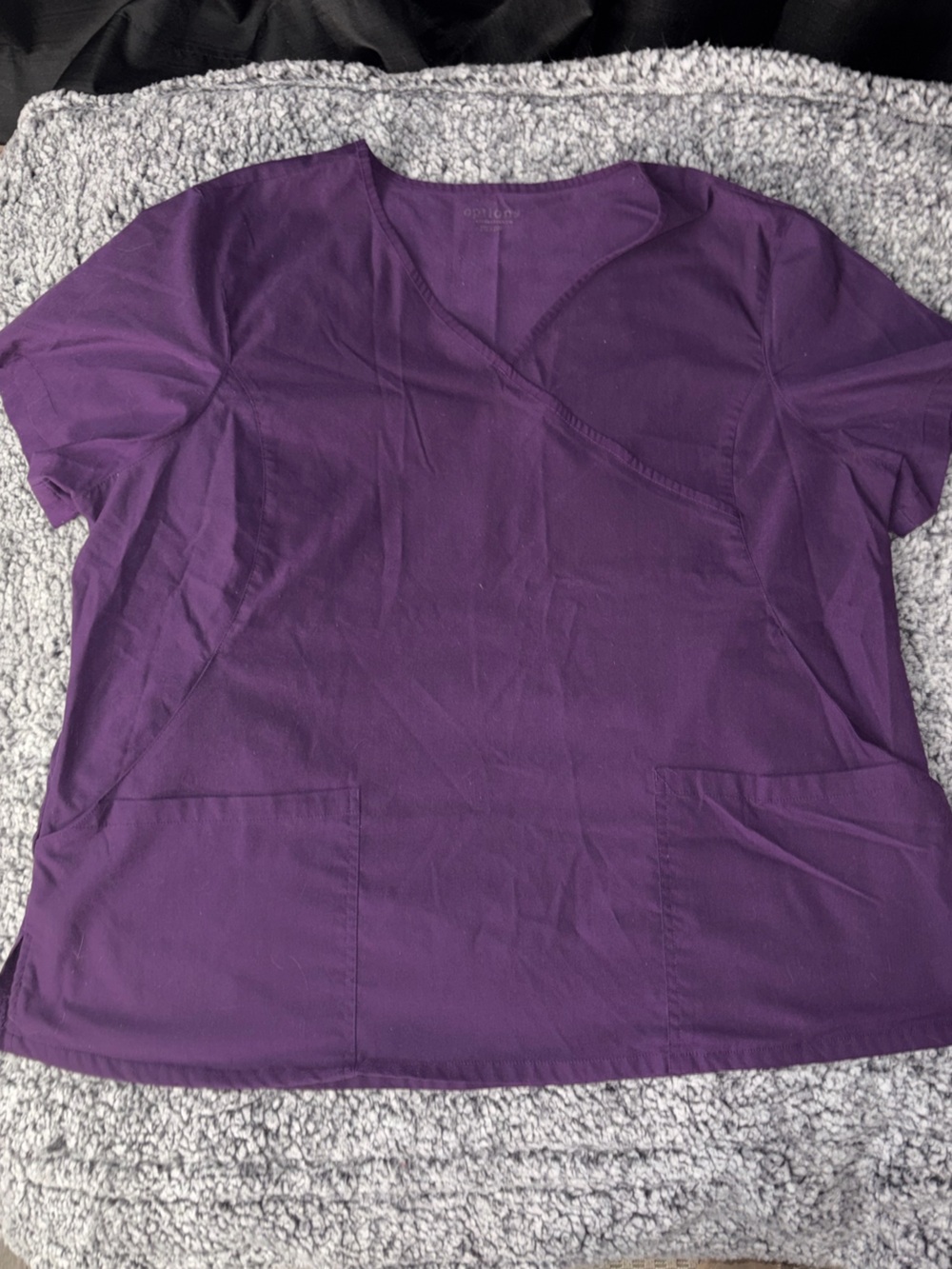 Purple Women's Scrub Top